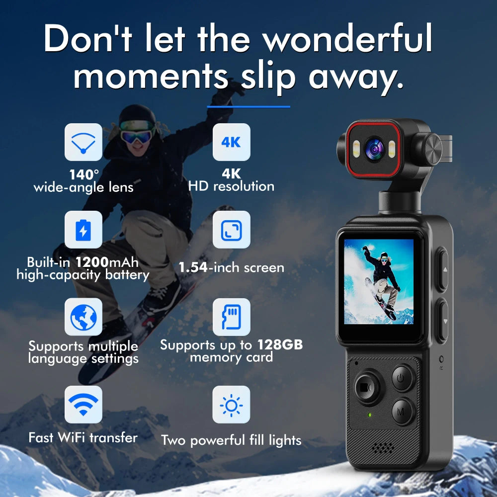 Mini 4K WiFi Action Camera